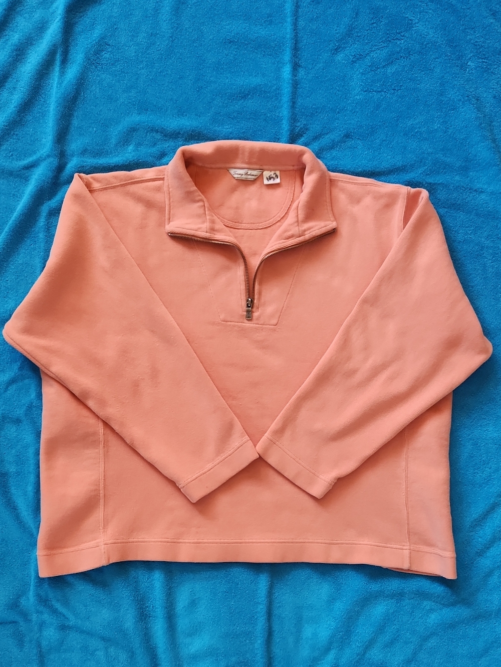 Tommy Bahama Women's Aruba Half-Zip Sixe XL Coral